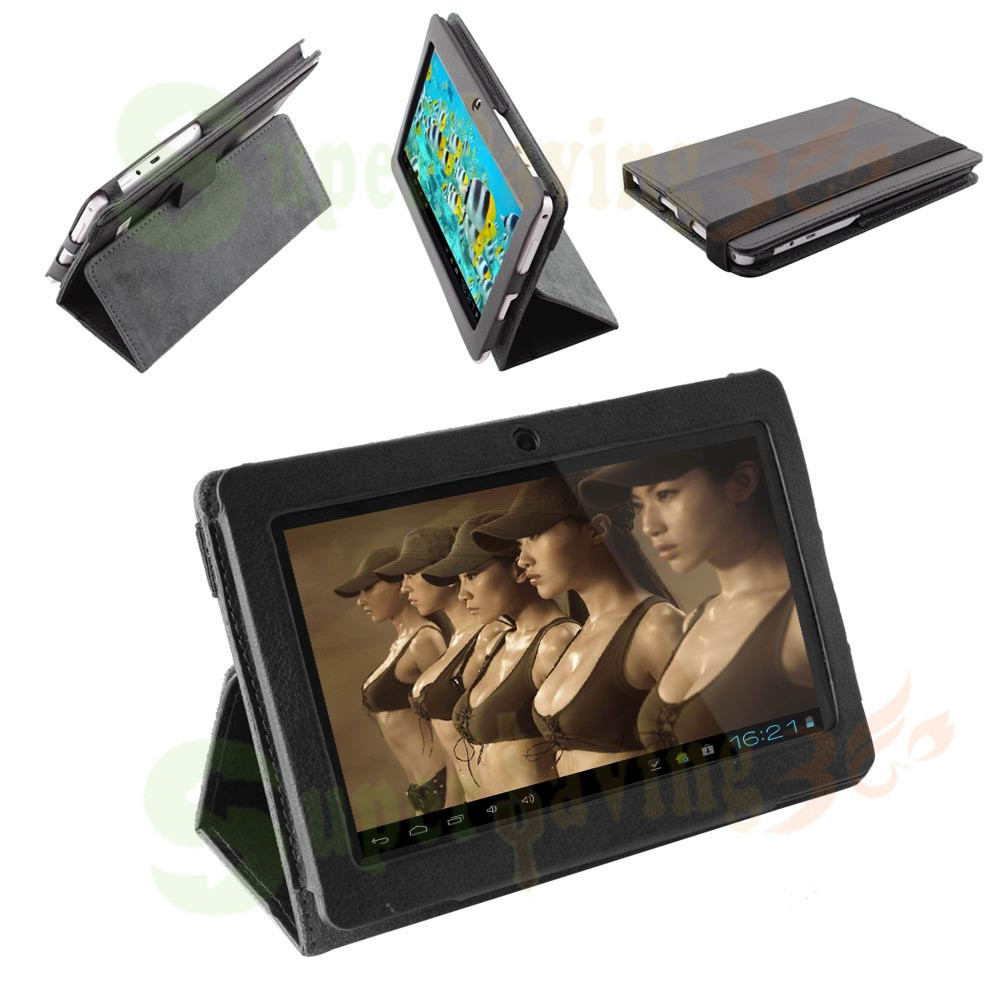 Netpad A13 Back Camera Hole Tablet PC Leather Casing